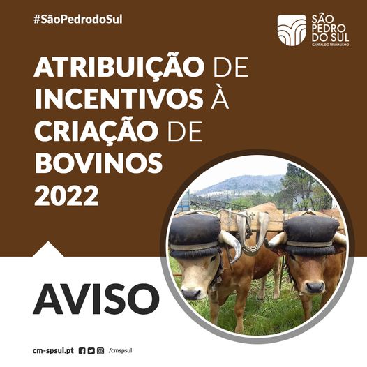 Read more about the article ATRIBUIÇÃO DE INCENTIVOS À CRIAÇÃO DE BOVINOS 2022